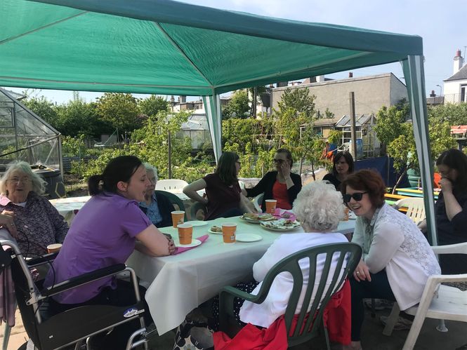 Afternoon Tea on the Allotment