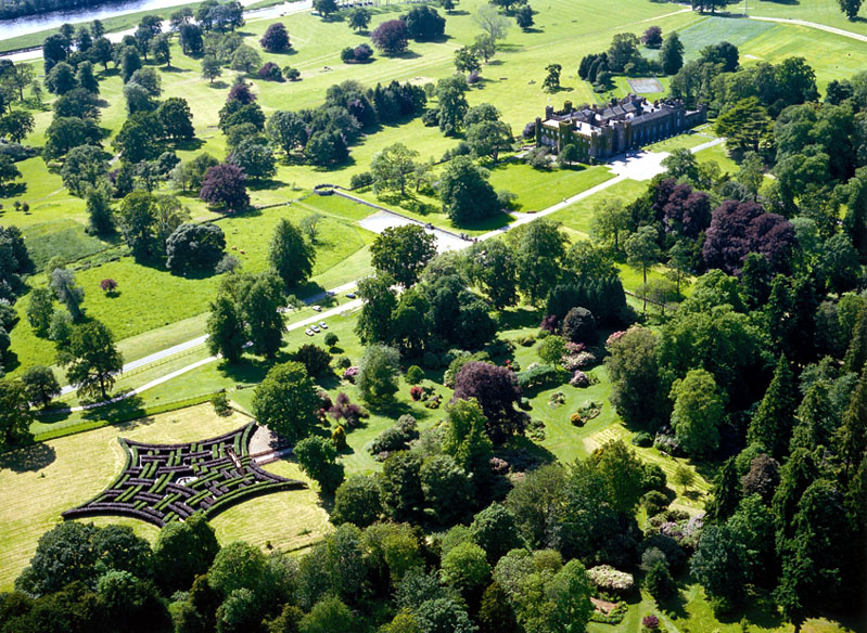 Scone Palace aeriel view